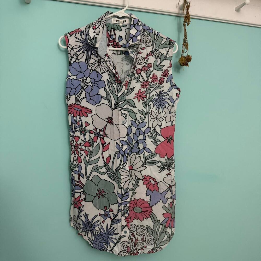 Ryder 100% cotton floral mini dress